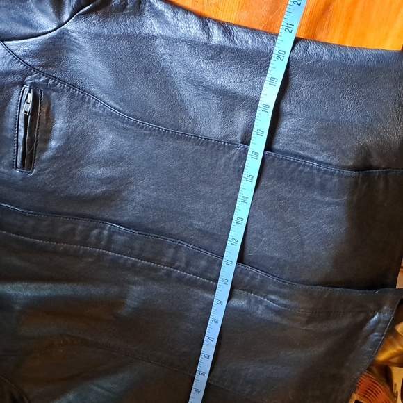 J Jill black leather jacket - Picture 10 of 11